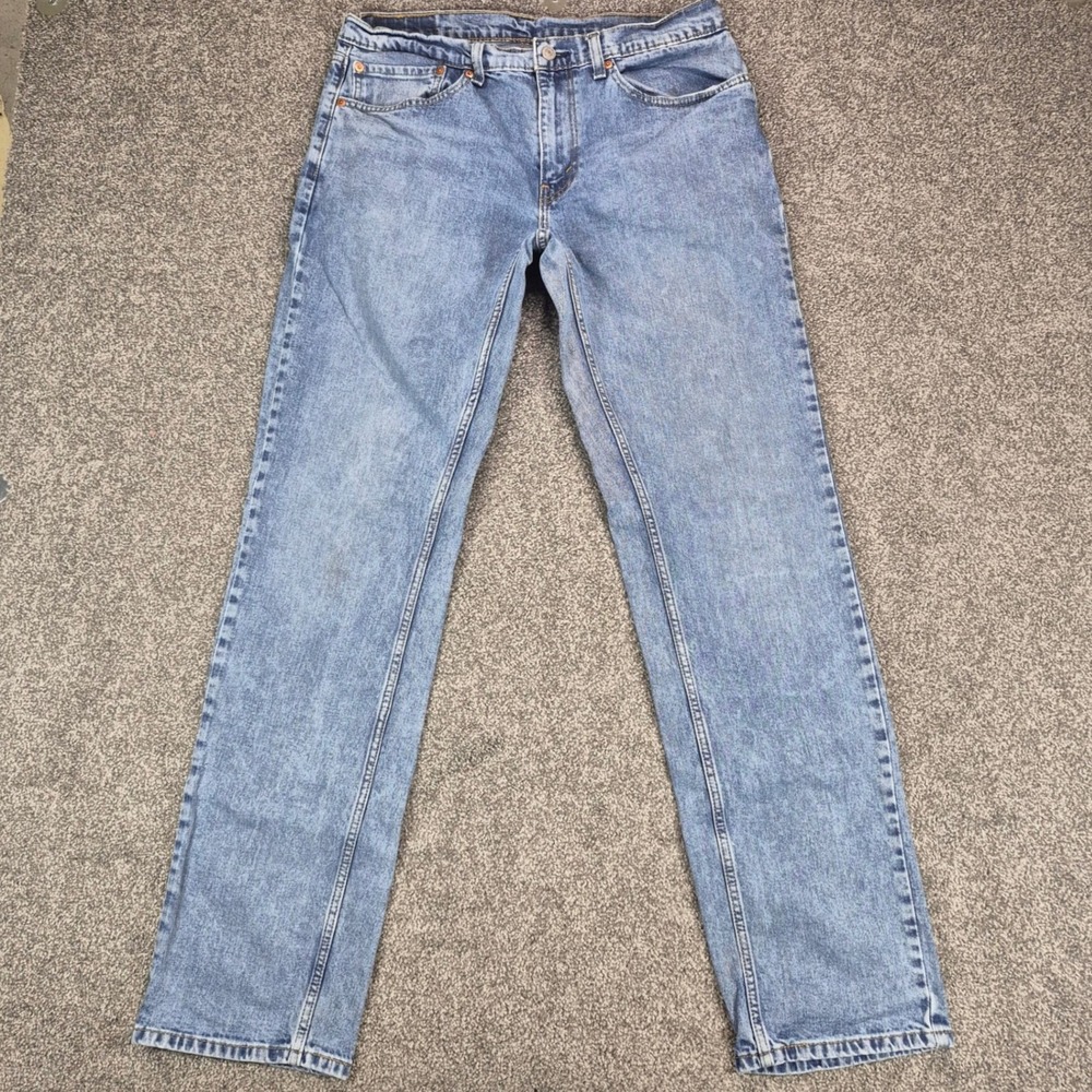 Levi's 559 Relaxed Straight Jeans Mens 34x36 Blue Light Wash Denim Pants